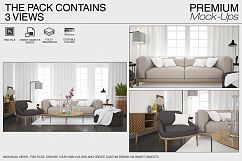 Pillows Curtains &amp; Carpet Set Product Image 2