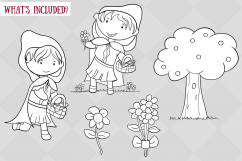 Little Red Riding Hood Digital Stamps Product Image 2