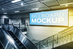 Billboards in Subway Train Station Mockups Product Image 20