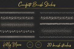 Silver Confetti Brush Strokes Product Image 3