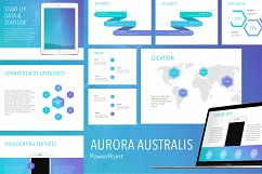 Aurora Australis PowerPoint Template Product Image 1