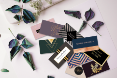 Elegant Gold Business Cards Bundle Product Image 3