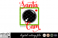 Christmas SVG - Santa Cam SVG File Product Image 1