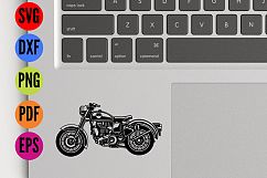 Vintage Motorbike, Motorcycle  SVG Cutting File  Product Image 3