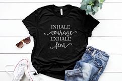 Inhale Courage Exhale Fear Printable Product Image 1