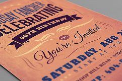 Retro Birthday Invitation 2 Product Image 2