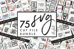75 SVG Quotes, SVG cut file Bundle, SVG Quotes, SVG Bundle Product Image 1