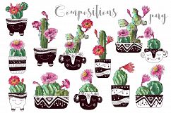 Watercolor Cactus Creator Pattern Product Image 6