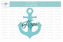Hope Anchor - SVG DXF PNG Product Image 1