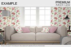 Pillows Curtains &amp; Carpet Set Product Image 12