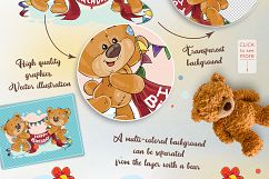 Lovely teddy bears. Happy Birthday. Product Image 2