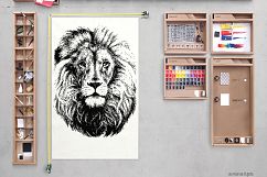 Lion head | hand drawn | vector Product Image 3