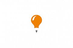 Light Bulb Pencil Logo Product Image 1