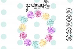 Floral Wreath Frame Product Image 1