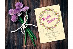 Pink floral watercolor clip art collection. Product Image 3