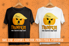 Halloween SVG - Trumpkin Pumpkin SVG cut files Product Image 1