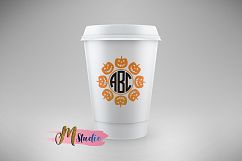 Pumpkin Monogram svg, for Silhouette Cameo or Cricut Product Image 2