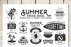 Summer Vintage Badge Product Image 1