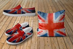 Polygonal flags vector set. Product Image 5