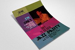 2 Layout Jazz Music Party Flyer Product Image 2