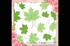 100 Seamless Color Autumn Leaves Pattern Digital Papers Product Image 3