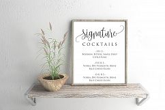 Signature Cocktails Sign Template, DAD_06 Product Image 1