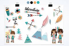 Tribal kids graphics and illustrations Product Image 5