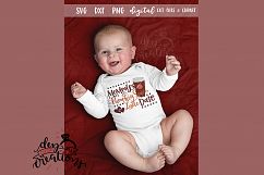 Mommy&#039;s Pumpkin Spice Latte Date - SVG DXF PNG Digital file Product Image 2