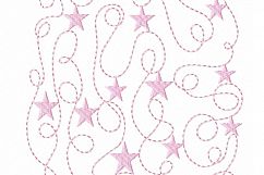 Quilt Block Star Stippling - Machine Embroidery Design in 3 sizes Product Image 3