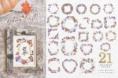 Gifts of autumn PNG watercolor set Product Image 6