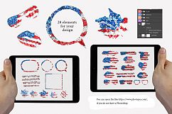 Vintage USA. America Backgrounds. Product Image 3