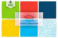 School &amp; Education Line Tile Patterns Product Image 1