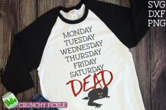 Dead Zombie Week SVG Product Image 1