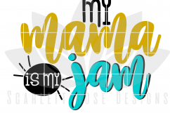 Mommy &amp; Me - Mommin' is my Jam SVG Product Image 3