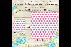 100 Seamless Color Hand Drawn Polka Dot Digital Papers Product Image 2