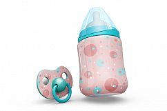 Baby Bottle and Pacifier Vol.2 Mockup Product Image 18