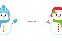 Snowman clipart Product Image 3