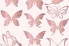 Butterflies Silhouettes Clipart Product Image 2
