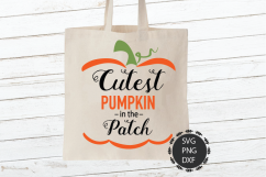 Cutest Pumpkin Svg Product Image 1