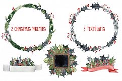 Happy Santa - Watercolor Clip Art Set Product Image 5