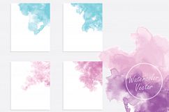 hand painted watercolor background vector Product Image 1