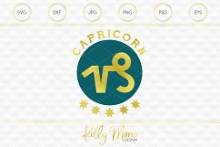Capricorn Zodiac SVG File Product Image 1