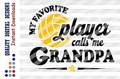 Sports svg Volleyball svg My Favorite Volleyball Player Product Image 2