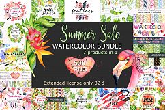 Summer Sale Watercolor Bundle 80OFF Product Image 1