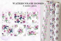 Watercolor roses. Set. Product Image 5
