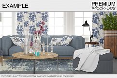 Pillows Curtains &amp; Carpet Set Product Image 5