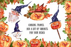 The Mad Halloween - Watercolor Clip Art Set Product Image 6
