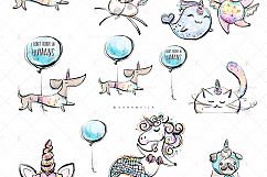 Unicorn Pets Clipart Product Image 2
