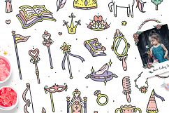 Little Queen - princess graphic pack - kids  and girls Product Image 2
