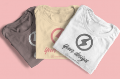Three Tees Photoshop Mock Up Product Image 2